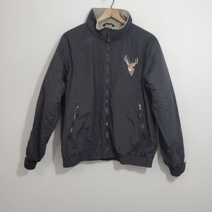 Wild Wings Fleece Lined Deer Embroidered Jacket